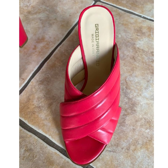 Grigiarancio Heeled Leather Sandals - Picture 5 of 7